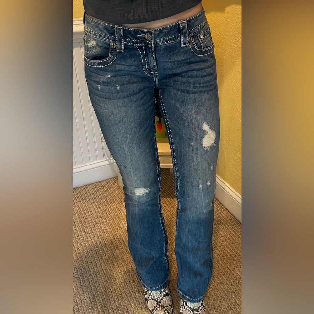 miss me sequin signature jeans